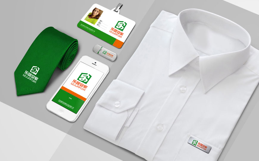 北京樂(lè)居安家房地產(chǎn)經(jīng)濟(jì)有限公司品牌設(shè)計(jì)應(yīng)用規(guī)范之手機(jī)APP界面、徽章、領(lǐng)帶、工作證