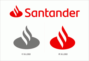 西班牙Santander銀行LOGO設(shè)計(jì)，改善用戶