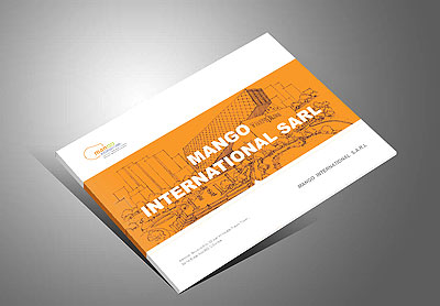 個性畫冊設(shè)計，非洲MANGO房地產(chǎn)公司畫冊